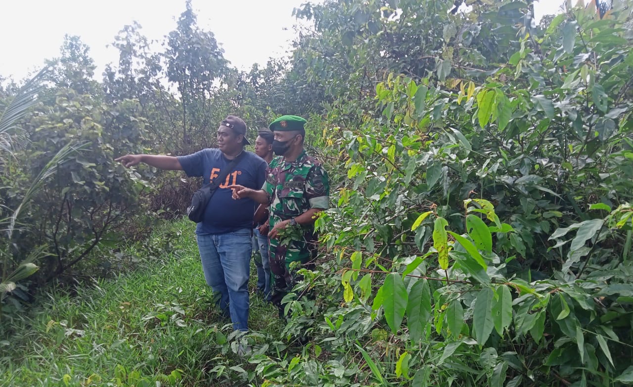 Babinsa Koramil 04/Kuindra Terus Lakukan Patroli Karhutla