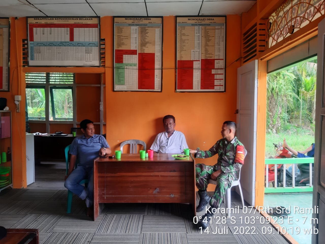 Jalin Hubungan Harmonis Bersama Warga Oleh Serda Ramli