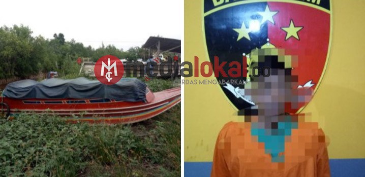 Diduga Mencuri Speedboat di Inhil, Pria ini Akhirnya Diringkus Kepolisian di Kepri