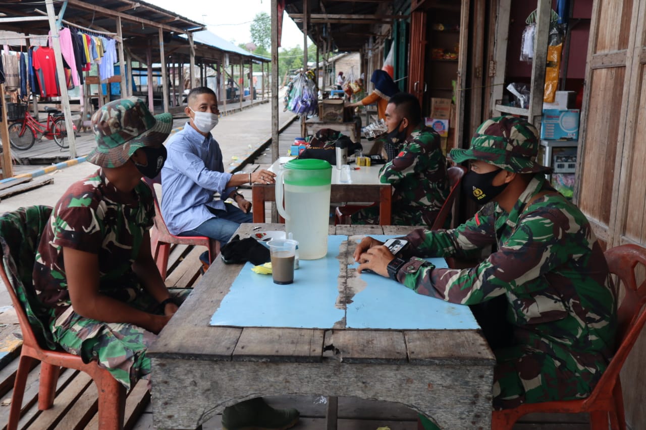 Satgas TMMD ke-111 Kodim 0314/Inhil Lakukan Komsos Bersama Masyarakat