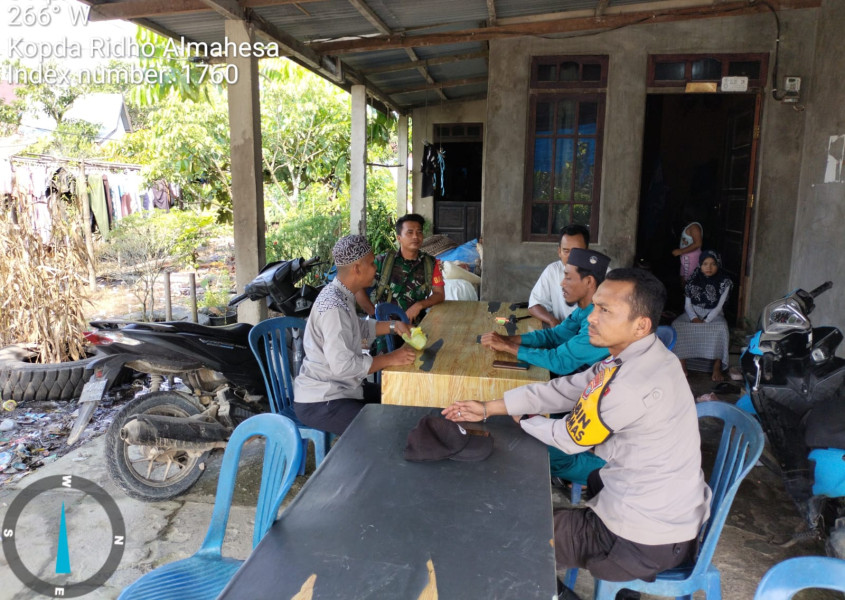 Babinsa Koramil 05/GAS Kopda Ridho Laksanakan Giat Komsos Bersama Warga Binaan