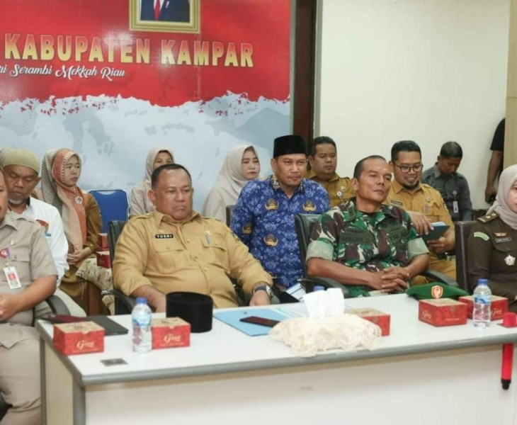 Jaga Keseimbangan Ekonomi, Pj Sekda Kampar Ikuti Rapat Koordinasi Pengendalian Inflasi