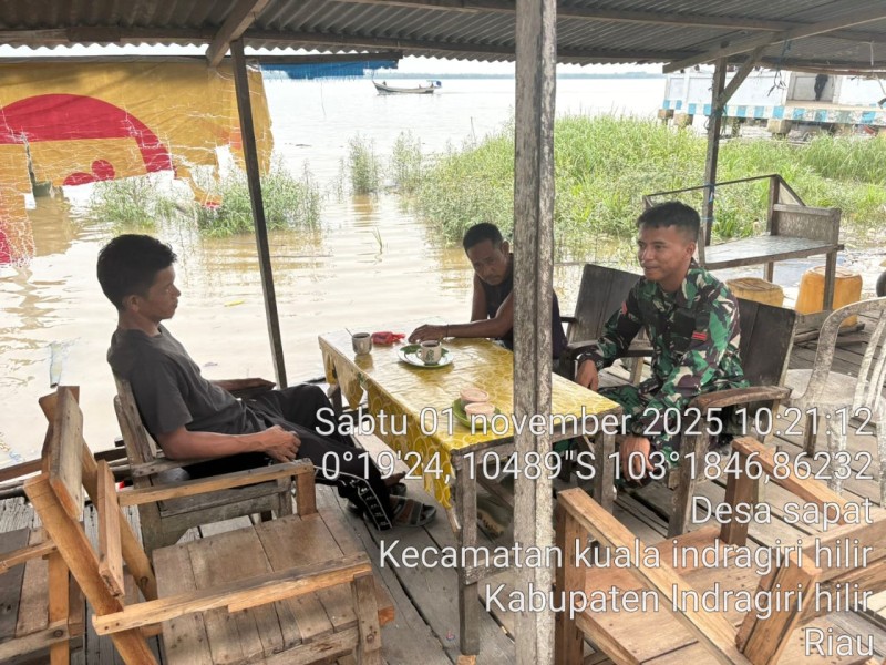 Babinsa Koramil 04/Kuindra: Kegiatan Komsos Meningkatkan Silaturahmi dengan Masyarakat Secara Rutin