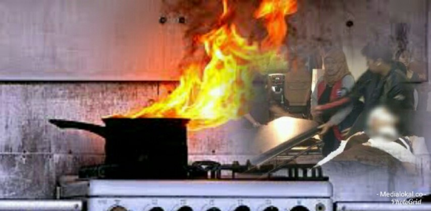 Disambar Api Kompor, Wanita 54 Tahun di Pekanbaru ini Dilarikan Kerumah Sakit 