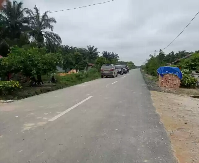 Jalan Poros Kampung Sengkemang Sudah Terealisasi, Ini Janji Anggota DPRD Siak