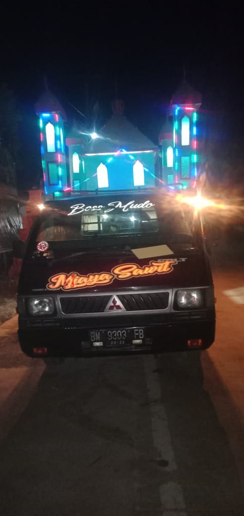 Pawai Takbiran Desa Air Balui, Kades R. Sucipto: 'Mari Kita Syukuri Nikmat Allah SWT'