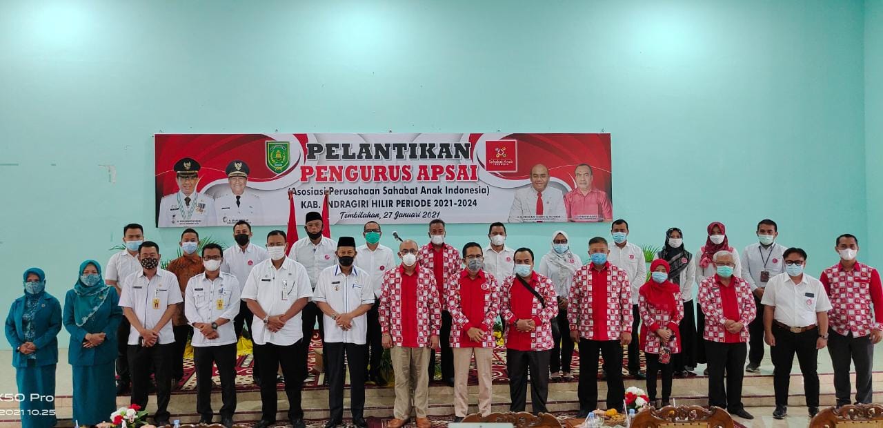 Resmi Dilantik, dr Halomoan Budi Susanto Nahkodai APSAI Inhil 3 Tahun Kedepan