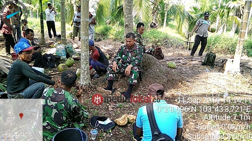 Kisah Prajurit TNI di Inhil, Bermalam di Hutan Padamkan Karhutla, Waspada Hewan Buas