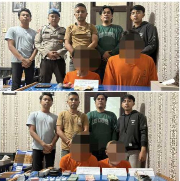 Gerebek Rumah DPO, Polsek Enok Amankan 23 Gram Sabu dan Pil Ekstasi, Satu Bandar Kabur