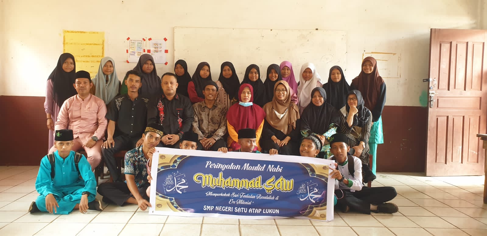 SMP Satu Atap Lukun Gelar Acara Maulid Nabi Muhammad SAW