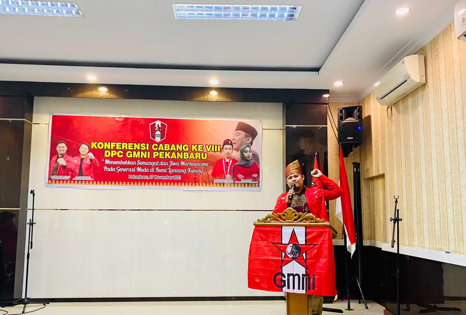 Hadiri Konfercab GMNI Pekanbaru, Arjuna: Jadikan Momentum Lahirkan Program yang Produktif