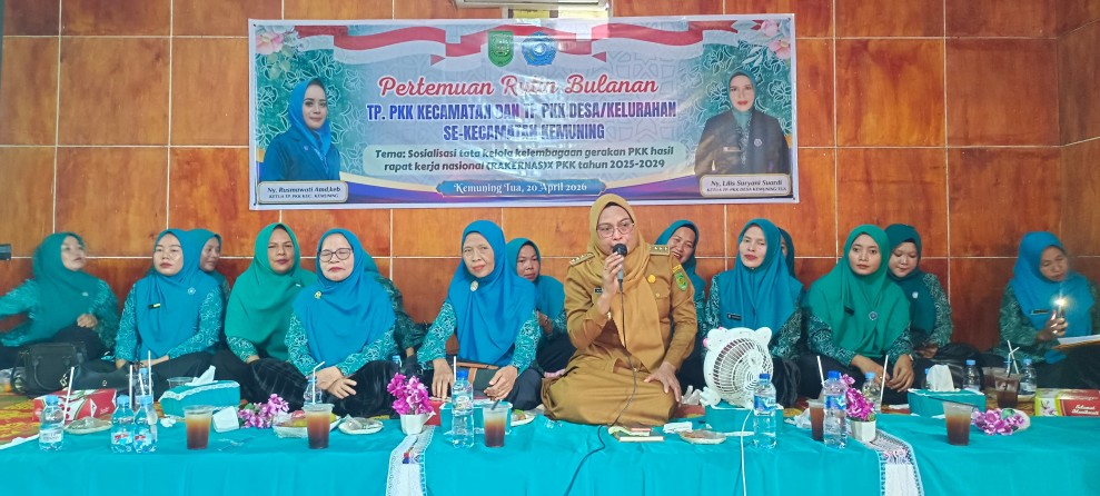 Modern dalam Cara, Berakar pada Nilai: Pesan Camat untuk PKK se-Kecamatan Kemuning