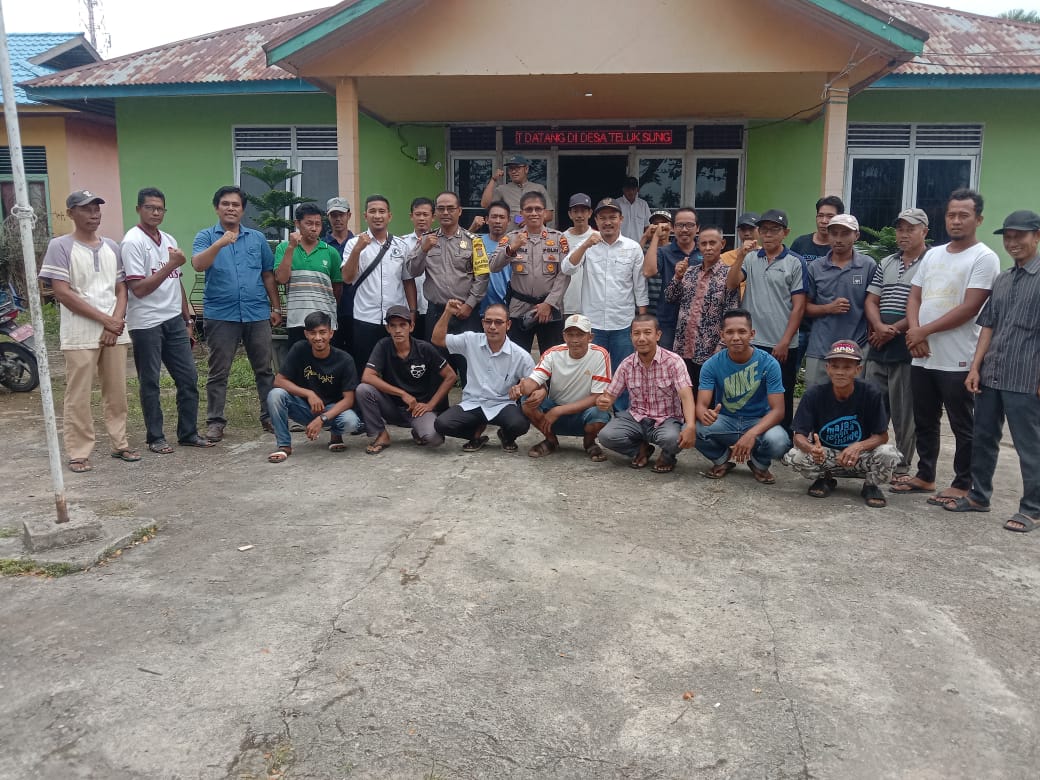 Wujudkan Sinergitas, Kapolsek Gelar Silaturahmi dengan Para Kepala Desa di Kecamatan Gaung Anak Serka 