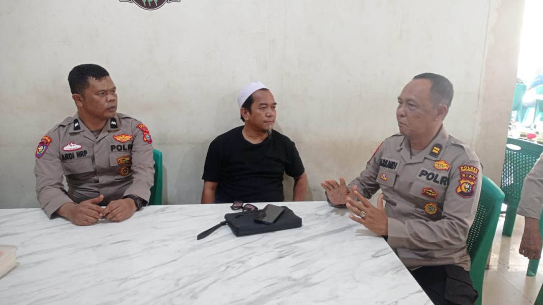 Colling System, Polres Inhil Sambangi Tokoh Masyarakat
