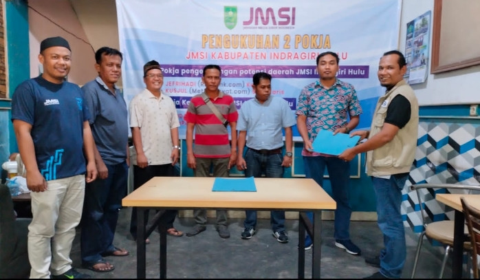 Jelang Pemilu 2024, Pokja Kepemiluan JMSI Inhu Dikukuhkan