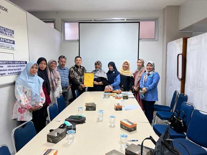 Dinkes Inhil Lakukan MOU SHK dengan RS M Djamil Padang