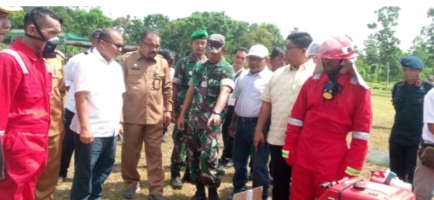 Untuk Mengantisipasi Karhutla, Kadis LH Beserta Jajarannya Ikut Dampingi Apel Siaga