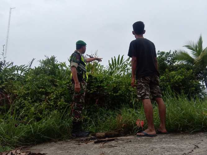 Babinsa Koramil 04/Kuindra Tetap Turun Ke Wilayah Untuk Patroli