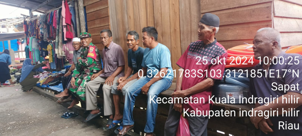 Dengan Kebersamaan, Babinsa Koramil 04/Kuindra Ajak Masyarakat Untuk Jaga Persatuan dan Kesatuan Bangsa