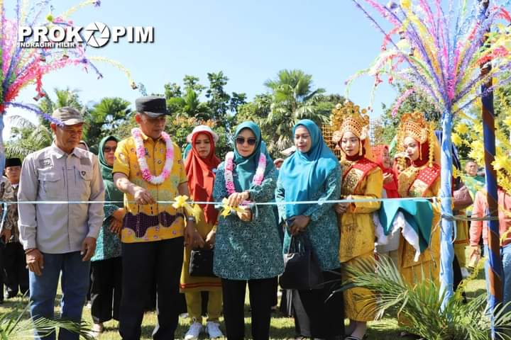 Pj Bupati Inhil Buka Jambore Kader PKK Tingkat Kecamatan Kemuning