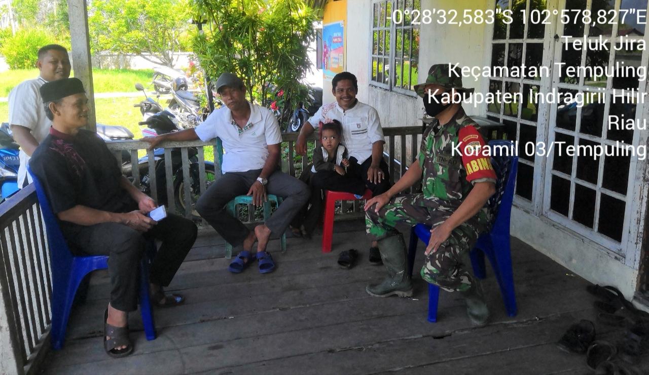 Komsos Bersama Toda dan Tomas, Cara Babinsa Koramil 03/Tempuling Memperoleh Informasi Diwilayah Tugas