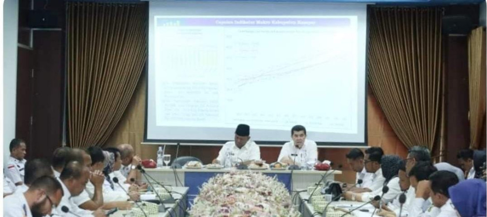 Tingkatkan Pertumbuhan Ekonomi dan Pariwisata, Pj Sekda Kampar Lakukan Rakor Terkait Perencanaan Pembangunan Daerah