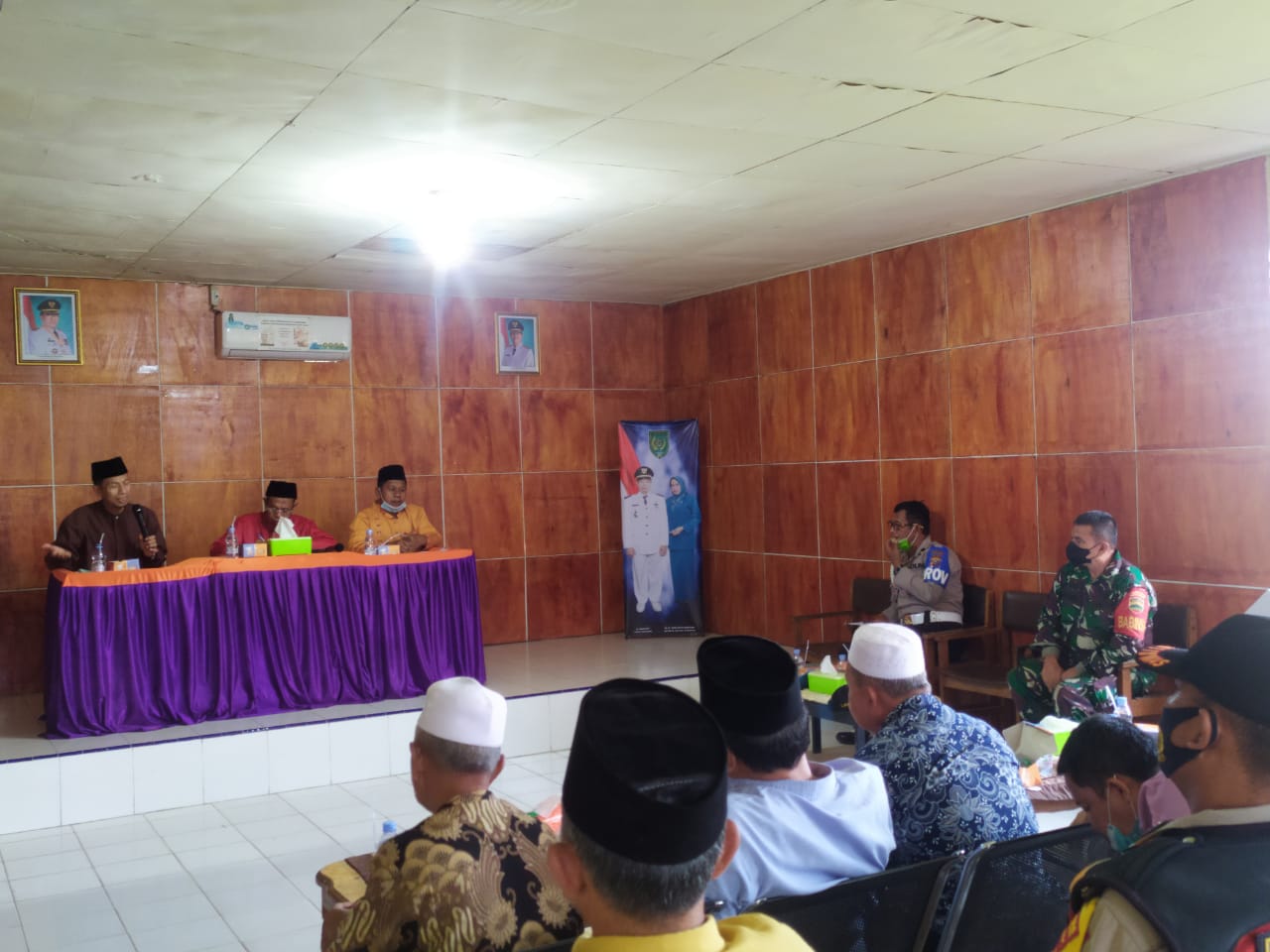 Koramil 09/Kemuning Ikuti Rapat Persiapan MTQ Tingkat Kabupaten di Kemuning