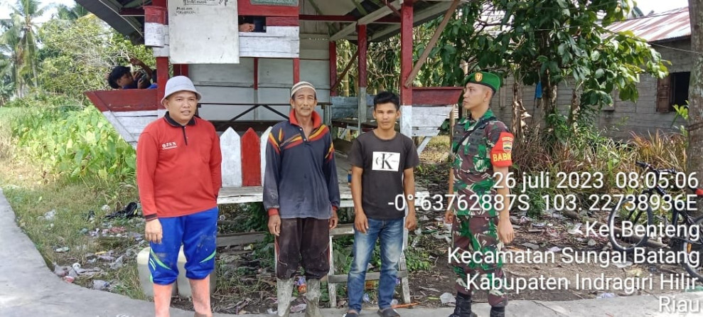 Koramil 07/Reteh Berikan Arahan Untuk Menghindari Narkoba Kepada Masyarakat