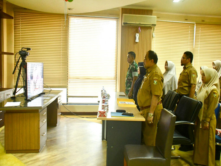 Pj Sekda Kampar Ikuti Rakor Inflasi Daerah  Bersama Kemendagri RI