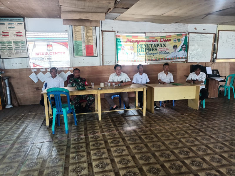 Koptu Margono Jalin Silaturrahmi Dengan Aparatur Desa