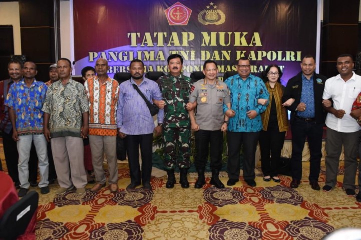 Panglima TNI Bertatap Muka Dengan Tokoh Masyarakat Jayapura