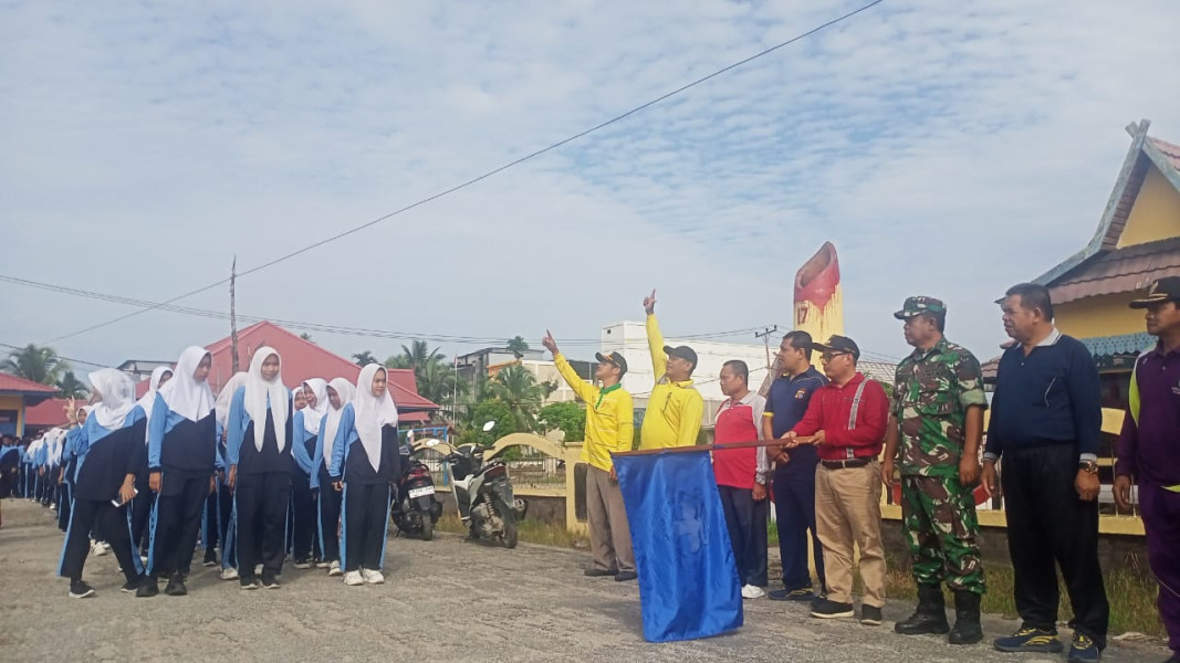 Jalan Sehat Berhadiah, Danramil Hadiri HUT KORPRI dan HUT PGRI, HGN DAN HKN