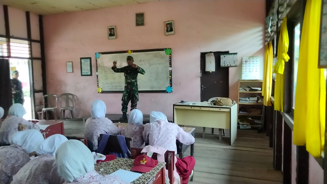 Koramil 07/Reteh Gelar Pengajaran Kebangsaan di Kecamatan Reteh