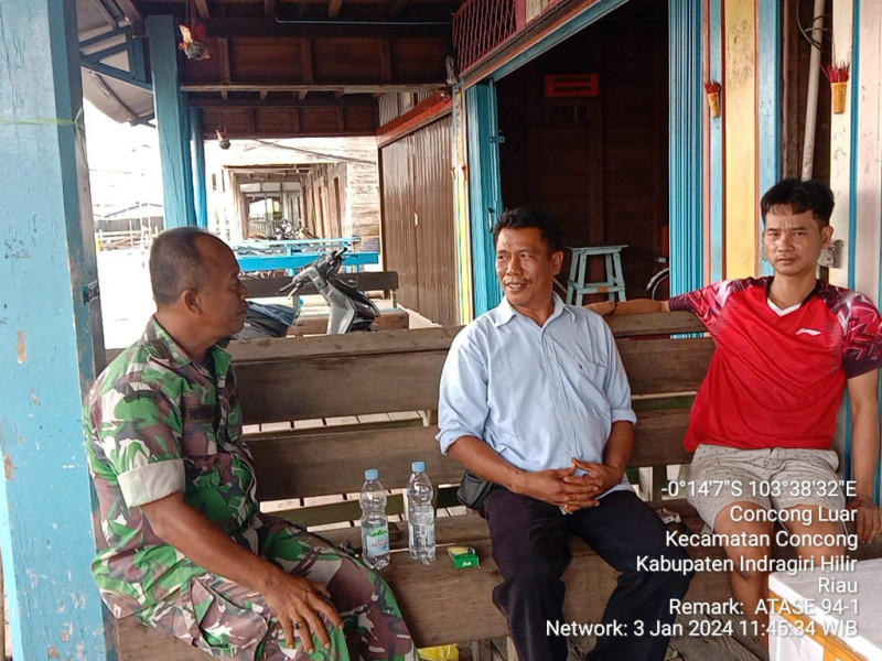 Danpos Concong Pelda Sri Wahyono Komsos Dengan Warga Binaan