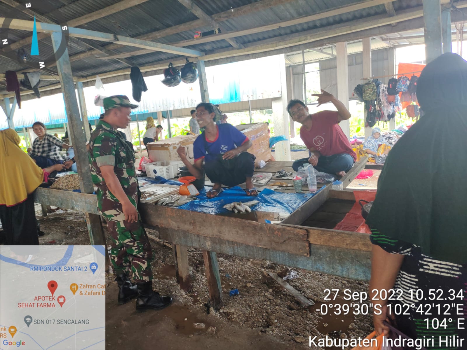 Penerapan Prokes Terus Dilakukan Oleh Serda Darmadi