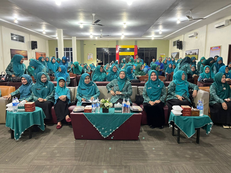 Pj Ketua TP-PKK Inhil Hadiri Rakoor dan Konsultasi TP-PKK Kabupaten