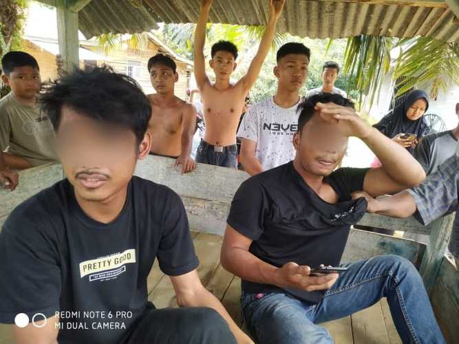 IRT di Rohil Kejar Jambret hingga Terjatuh, Dua Pelaku Jambret di Amankan Polsek Bagan Sinembah