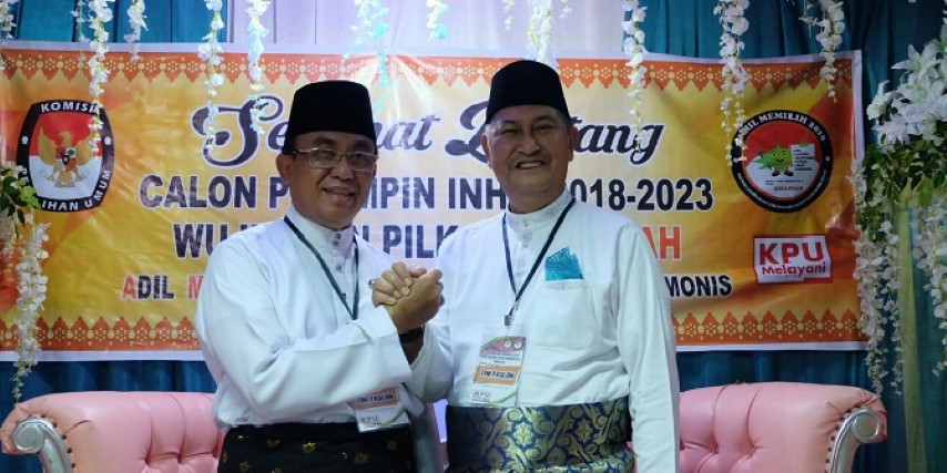 Resmi, Hari ini HM Wardan dan SU 'Bersanding' di KPU Inhil 