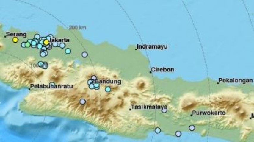 Banten Kembali Diguncang Gempa 5,1 SR, Getarannya sampai ke Bogor