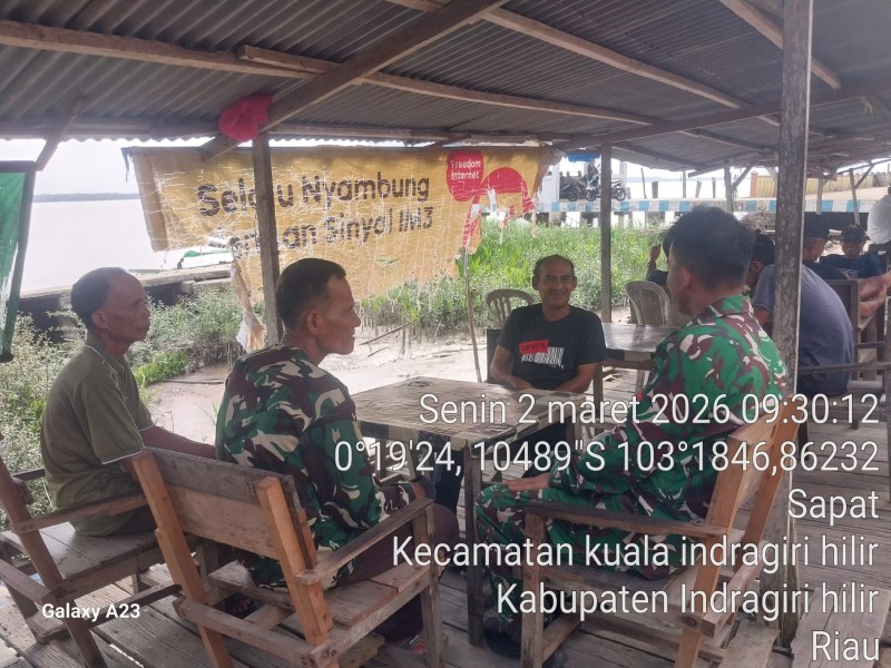 Babinsa Pratu Jimmy Sembiring Ajak Masyarakat Untuk Terus Tingkatkan Keakraban Antar Sesama