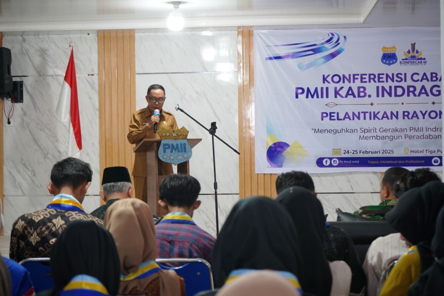 Bupati Inhil Secara Resmi Membuka Konfercab III PMII