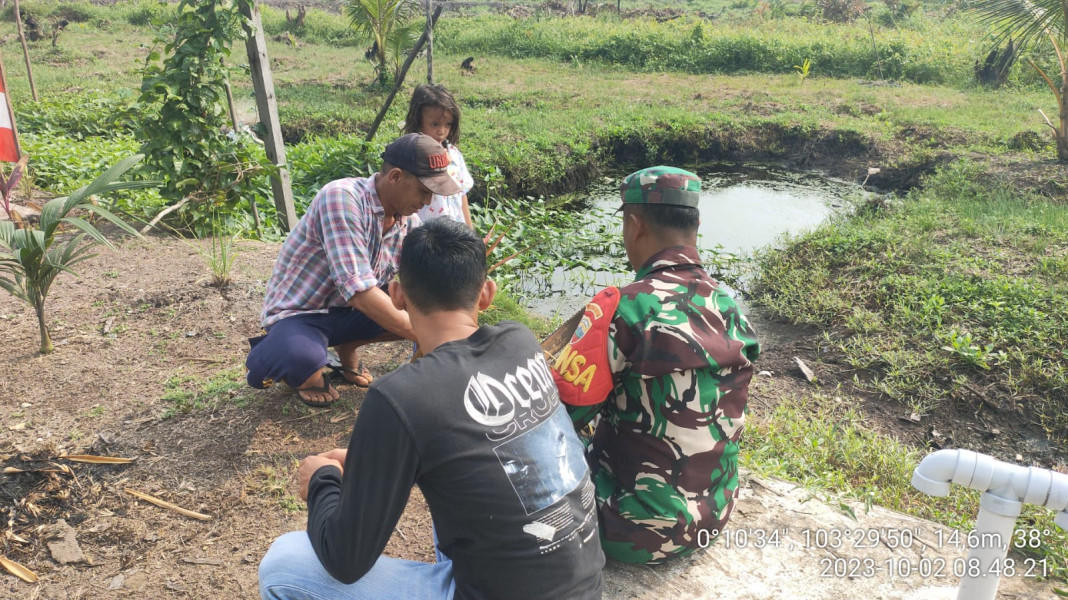 Pentingnya Silaturahmi Antar Sesama Merupakan Bentuk Kepedulian Babinsa Koramil 10/Pelangiran Terhadap Warga