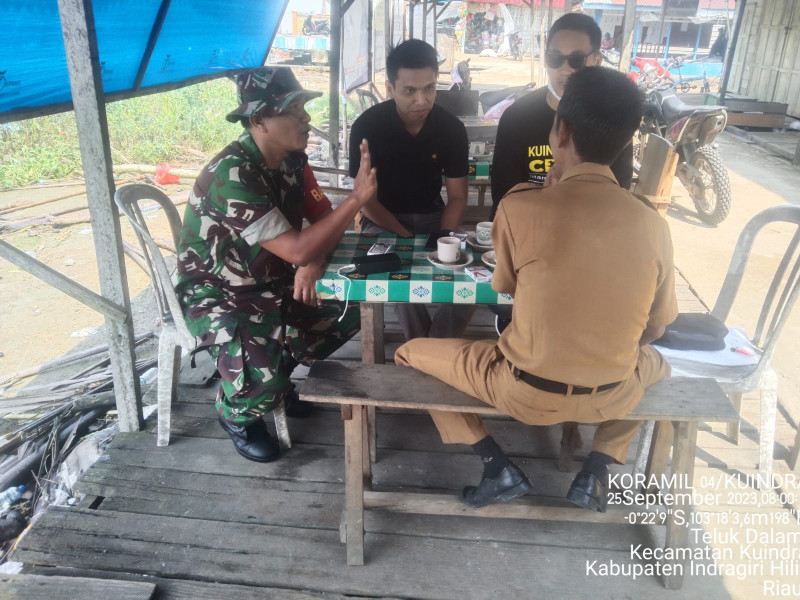 Dengan Perkembangan Teknologi, Babinsa Koramil 04/Kuindra Harapkan Terus Adanya Kerukunan dan Saling Toleransi di Lingkungan