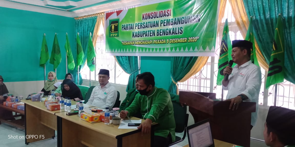 Panaskan Mesin Partai Jelang Pilkada Bengkalis 2020, Abi Bahrun - Herman  Konsolidasi dengan Kader P