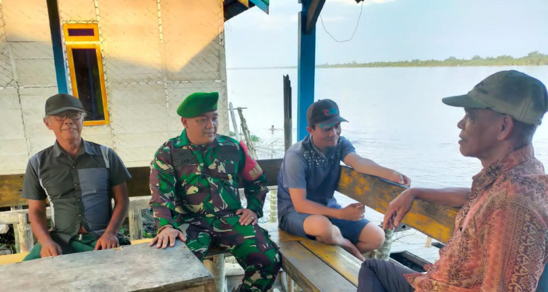 Babinsa 03/Tpl Serda Surianto Efektifkan Komsos Dengan Tomas