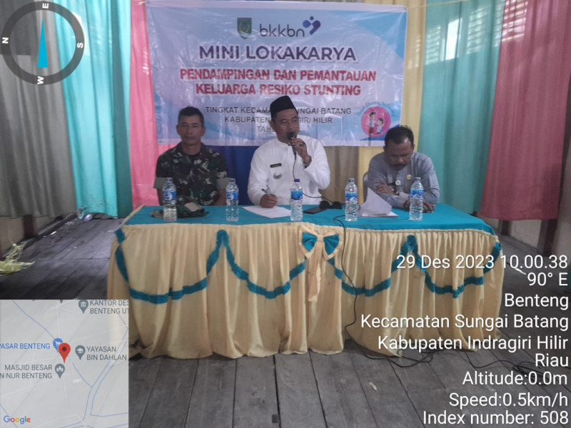 Danpos Dampingi Kegiatan Mini Lokakarya Dalam Pendampingan dan Pemantauan Keluarga Stunting