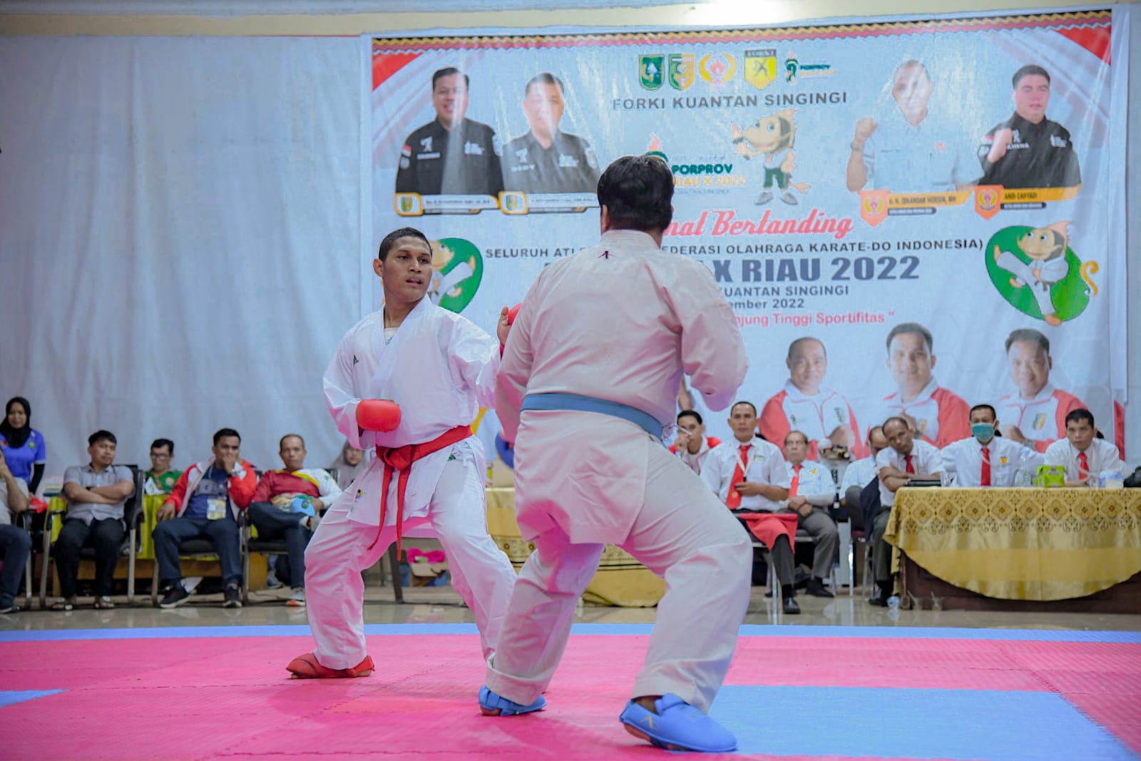 Hari Kedua Cabor Karate Porprov X Kuansing, M Duski Mubaroq Persembahkan Emas untuk Bengkalis
