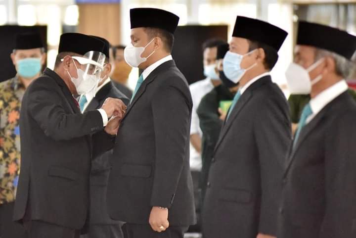 Gubernur Sumut Lantik Ismael Parenus Sinaga Sebagai Pjs Wali Kota Tanjungbalai