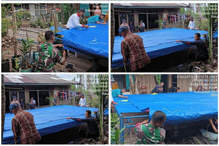 Melalui Komsos, Koramil 07/Reteh Terus Jaga Hubungan Baik Antar Sesama