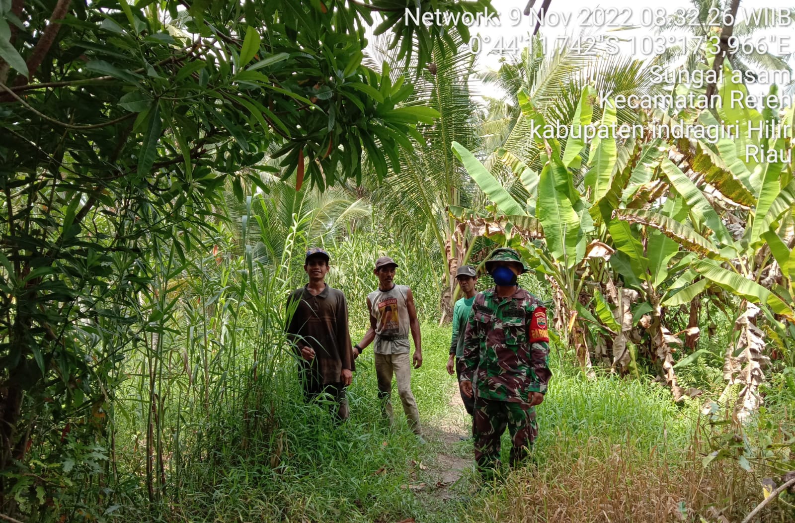 Rutin Turun Ke Wilayah Untuk Lakukan Patroli Karlahut Oleh Babinsa Koramil 07/Reteh